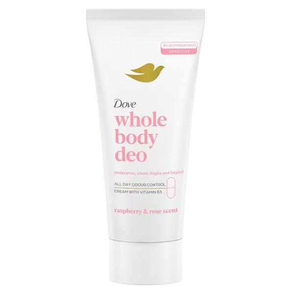 Dove dezodorans krema za cijelo tijelo s mirisom maline i ruže 75 ml
