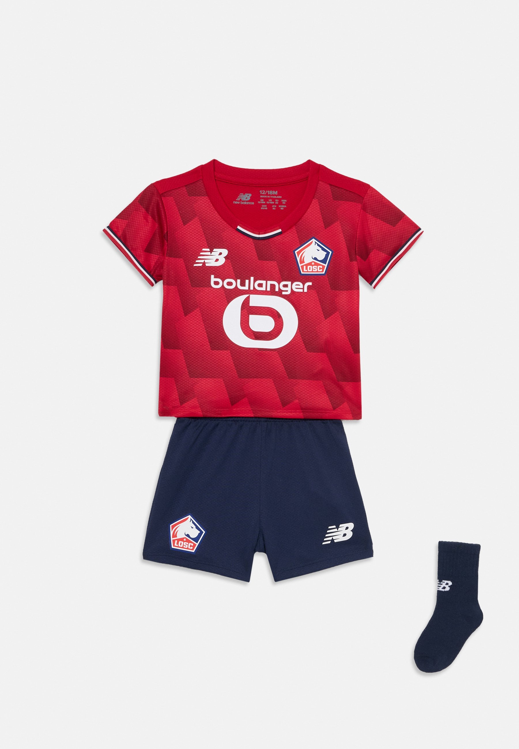 New Balance LILLE LOSC HOME BABYSET UNISEX - Overige accessoires - rood/blauw