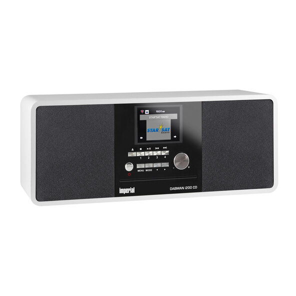 Multifunctionele radio DABMAN i200 CD, wit