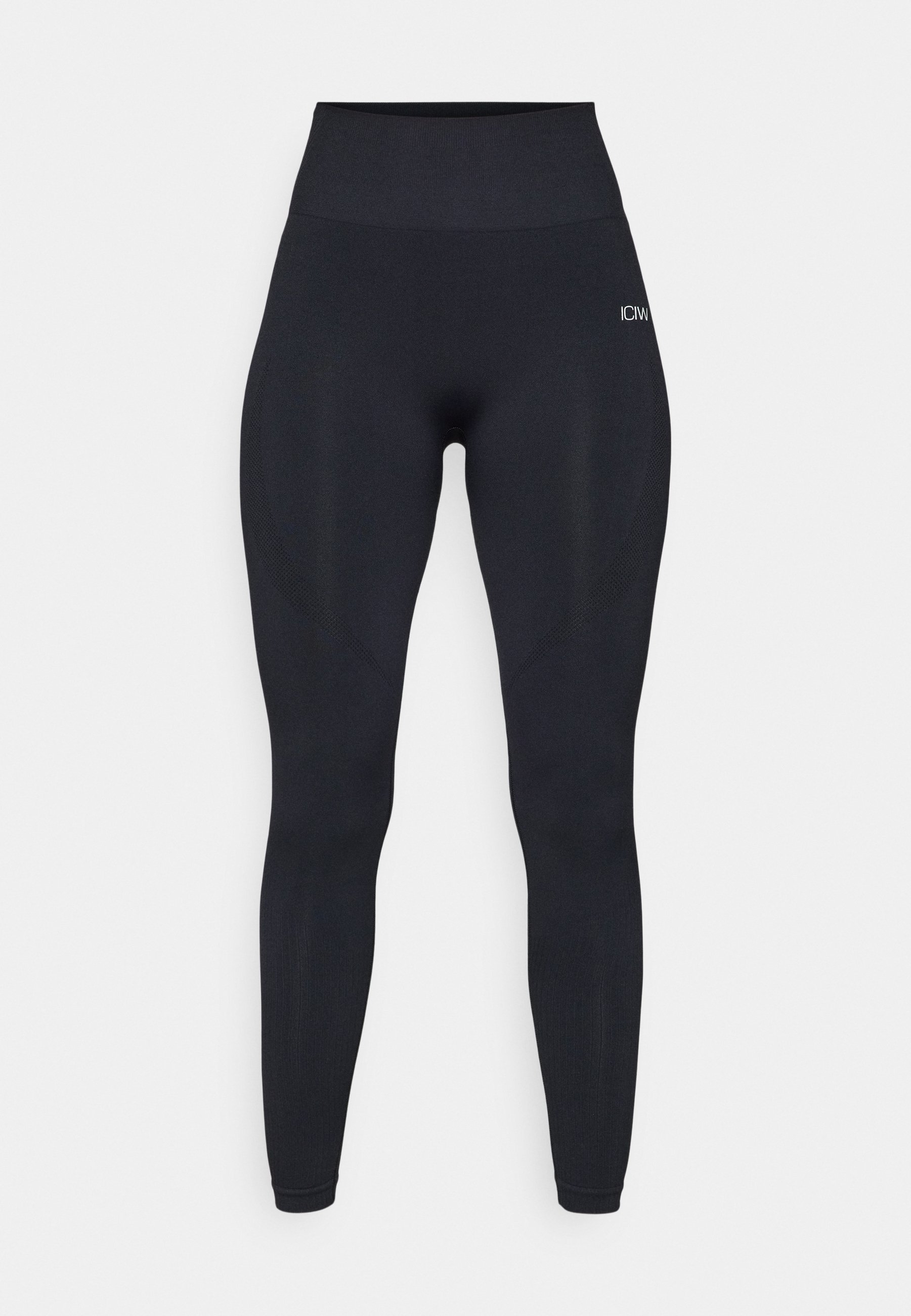 ICANIWILL IGNITE SEAMLESS HIDDEN SCRUNCH - Leggings - Noir