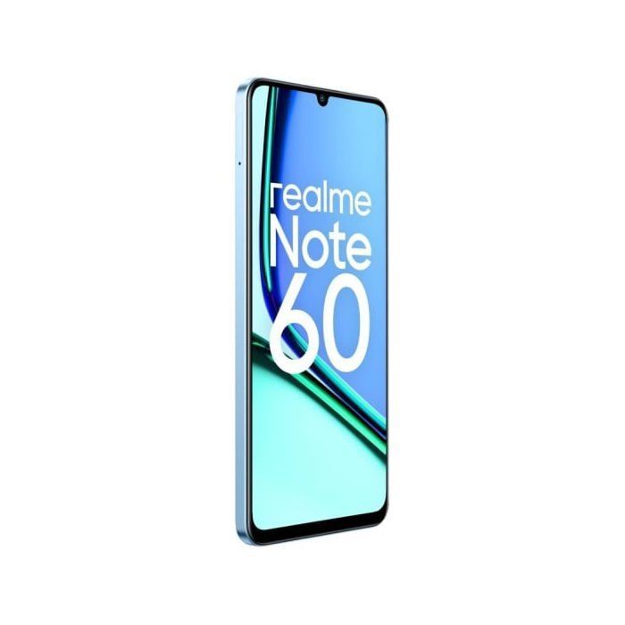 Téléphone mobile - REALME - Note 60 - 6 Go RAM - 128 Go - Double SIM - Étanchéité IP64