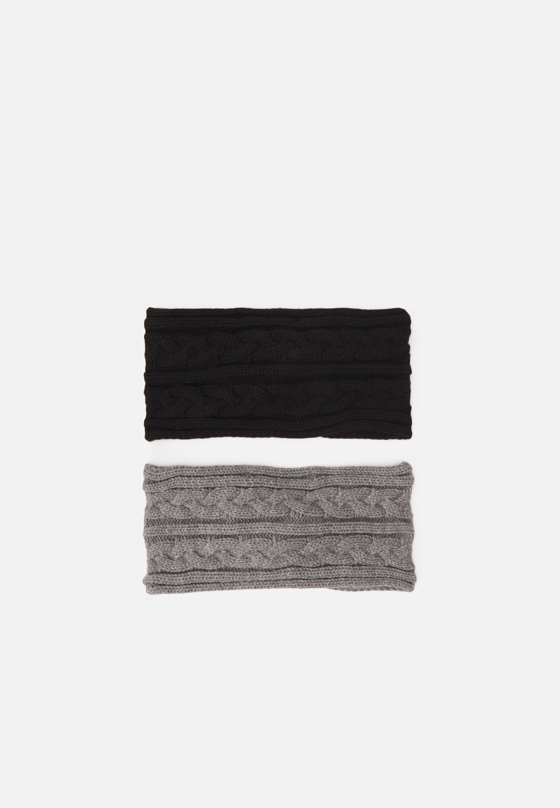 Anna Field Lot de 2 - Cache-oreilles - noir/gris
