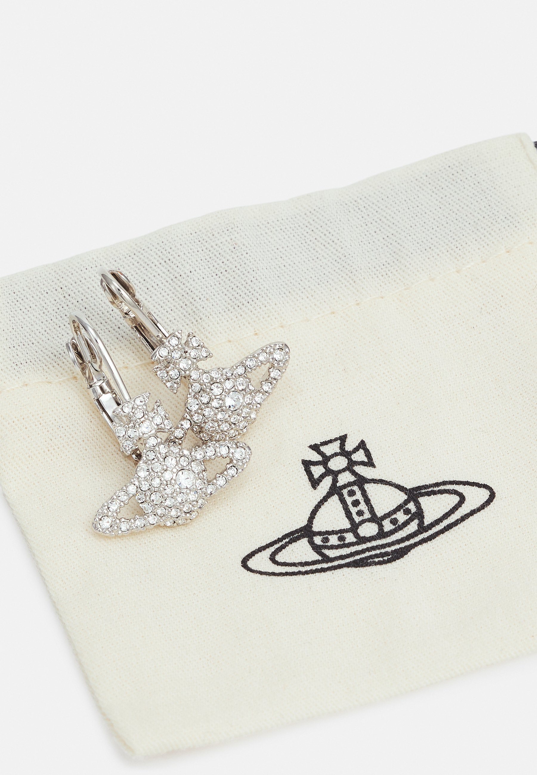 Vivienne Westwood GRACE - Earrings - platinum/crystal