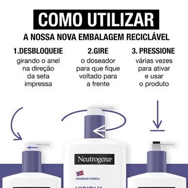 Neutrogena Synlig Oppstrammende Bodylotion Pakke 2 x 750 ml