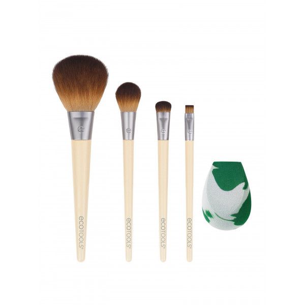 EcoTools The Core 5 Set i spužva Setovi kistova za šminku
