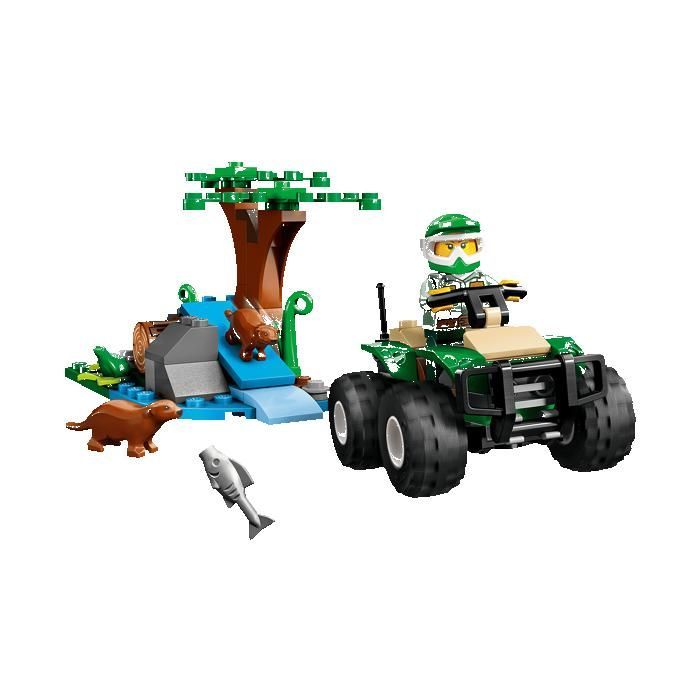 LEGO City 60394 Maasturi ja Saukon Luola Lahjat Lelut Keräilyesineet 5+