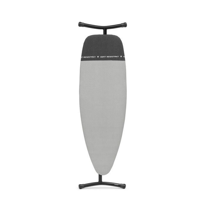 Brabantia Table à Repasser D, 135x45 cm, avec zone repose-fer résistante à la chaleur - Metallised