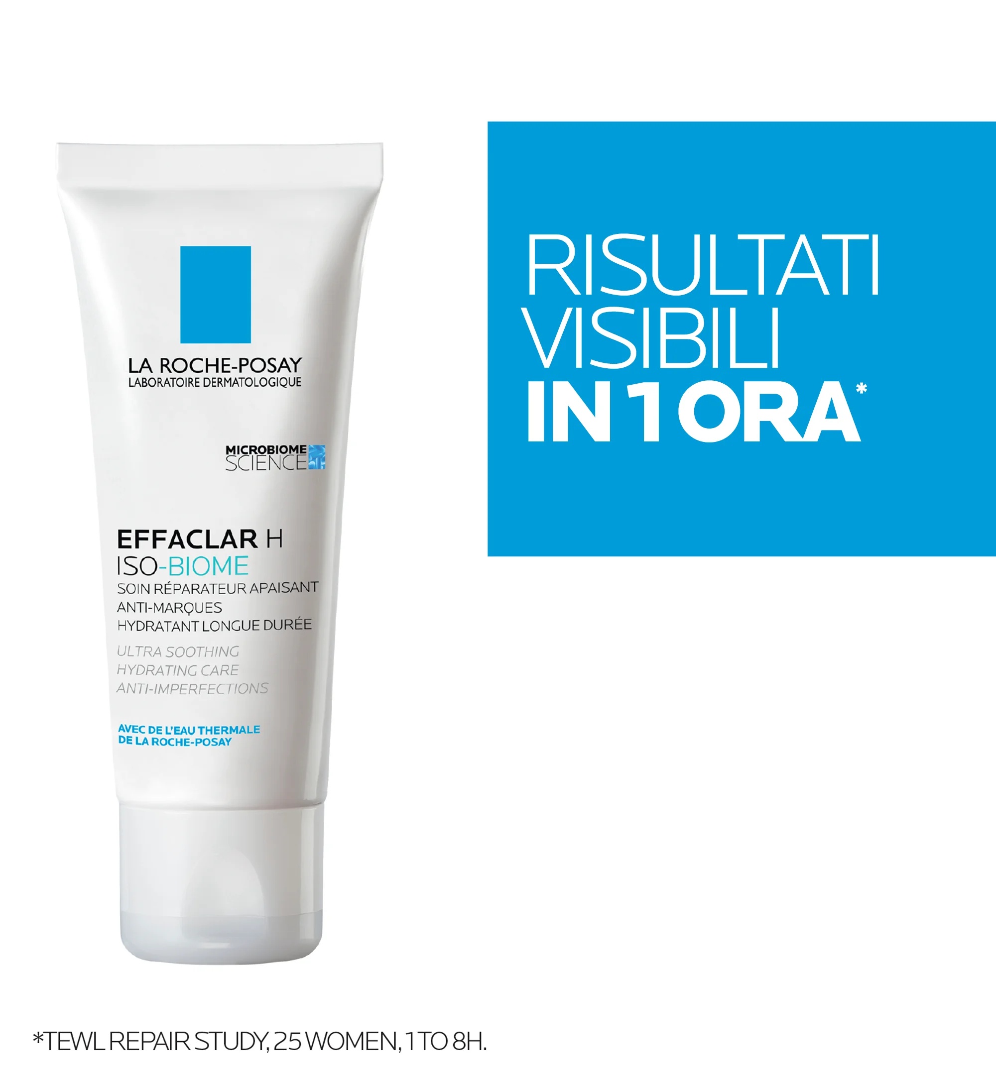 LA ROCHE POSAY La Roche Posay Effaclar H Iso Biome crème 40 ml Aide à réduire les imperfections cutanées
