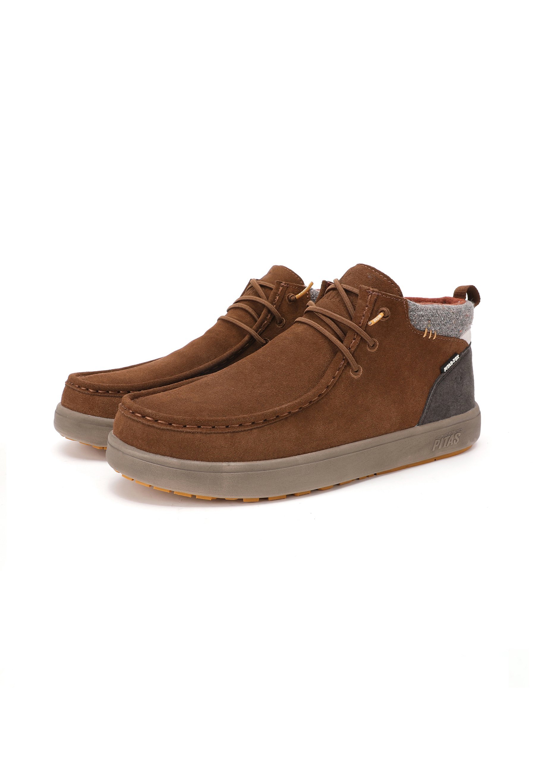 Chaussures à lacets décontractées Pitas - camel