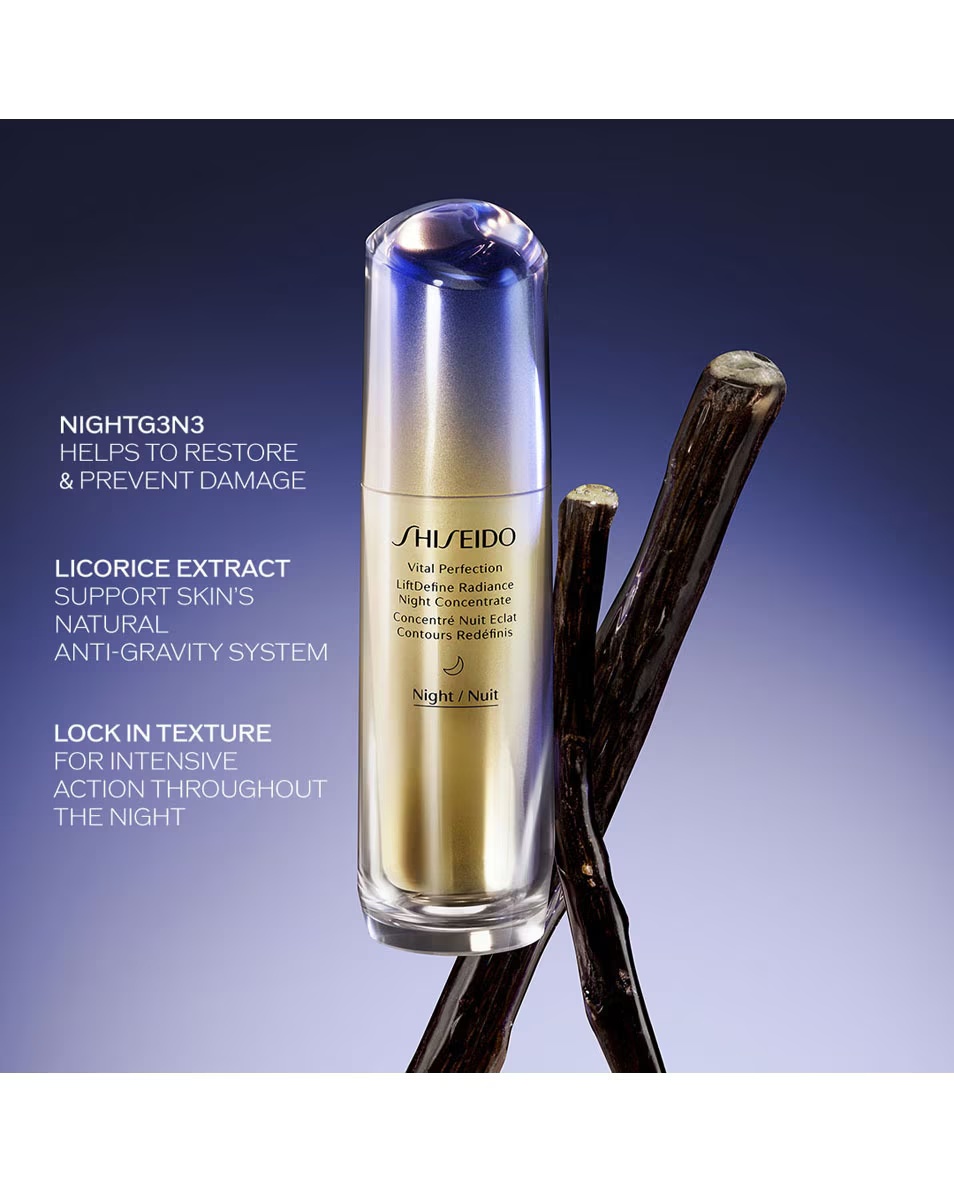 SHISEIDO VITAL PERFECTION LIFTDEFINE RADIANCE NIGHT CONCENTRAT