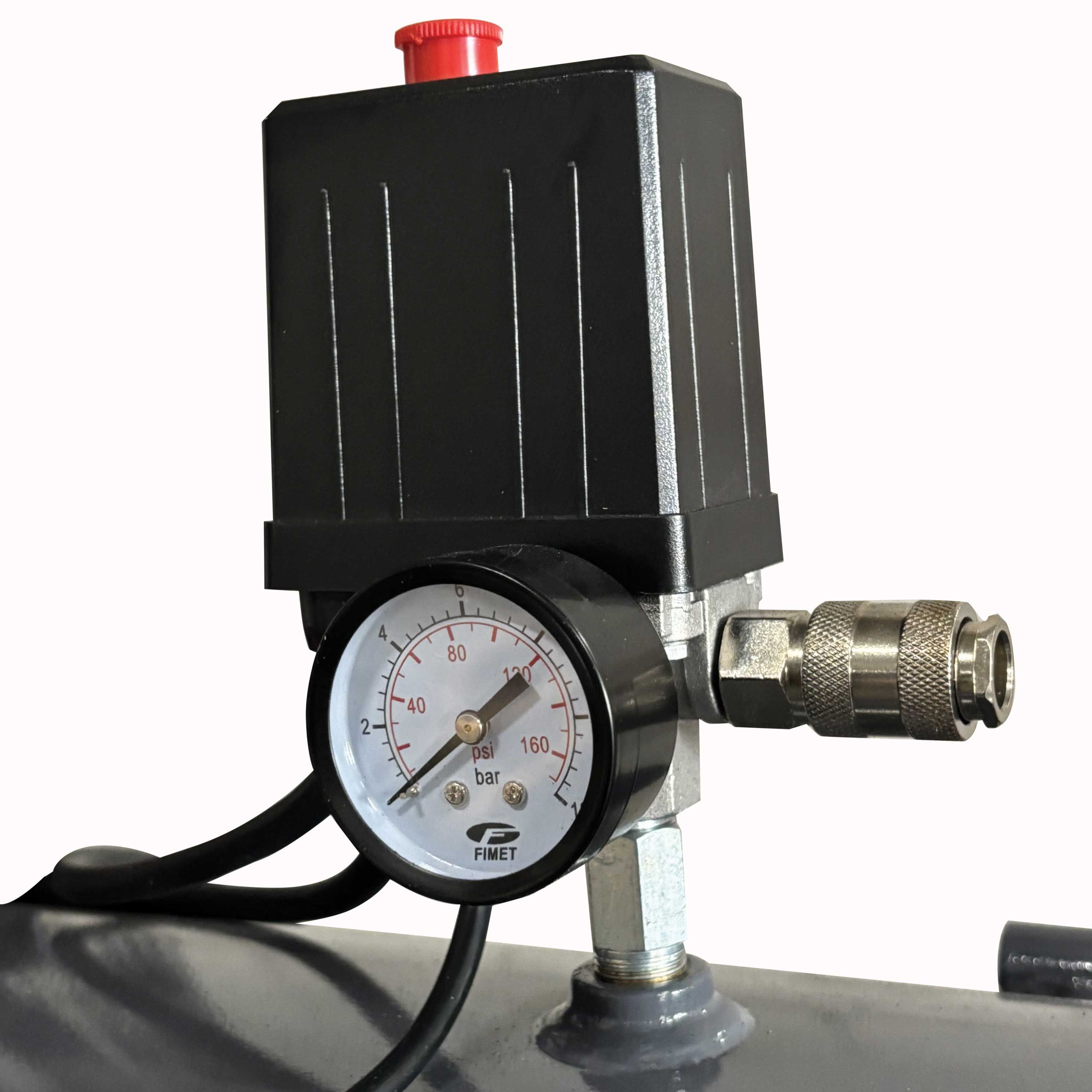 Compressore d'aria orizzontale Domac LD200 - 200L - 2200W - 10 bar - 4 HP