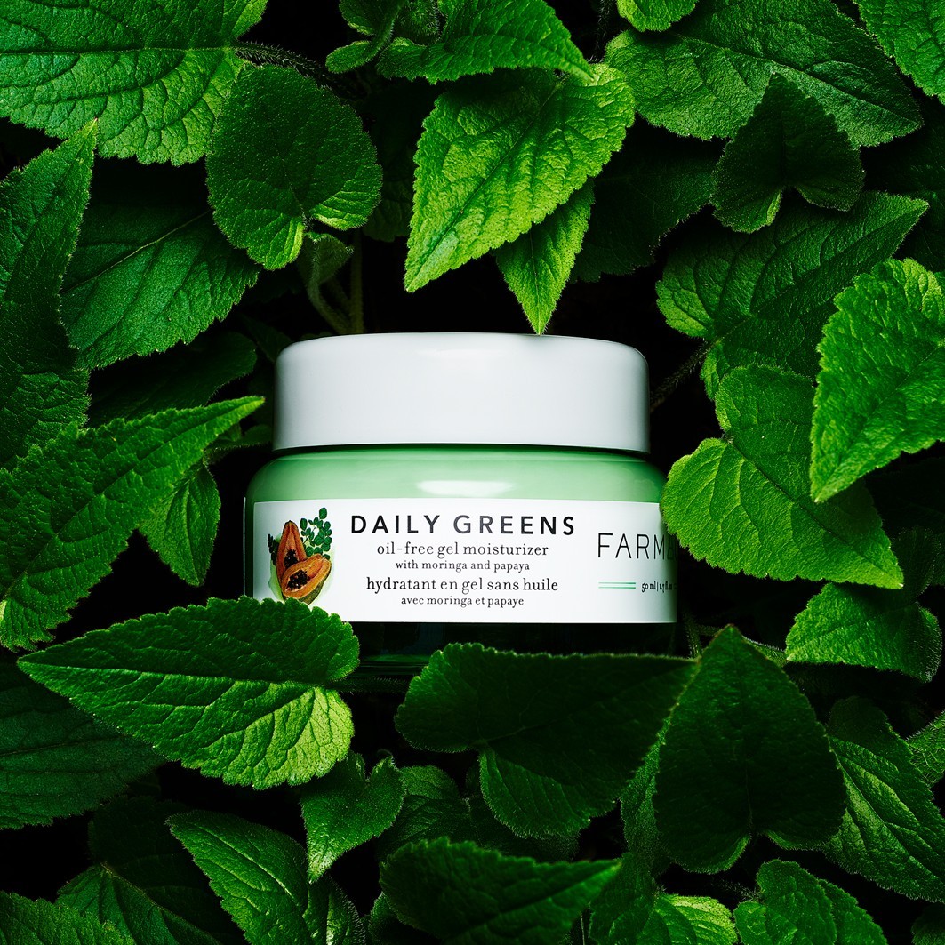 FARMACY sejas želeja Daily Greens bez eļļas mitrinošais gēls ar moringu un papaiju - 50 ml