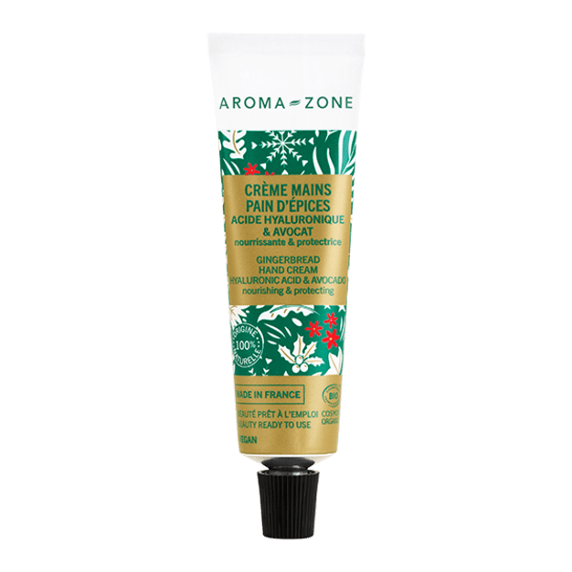 Crème mains Acide hyaluronique & Avocat Bio - Pain d'épices
