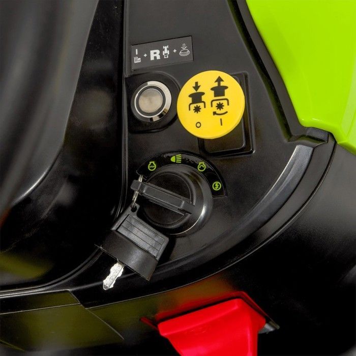 Tractor cortacésped autopropulsado VITO de 10,5 CV a gasolina con transmisión hidrostática, ancho de corte de 86 cm y recolector de césped de 245 L.