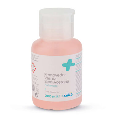 Wells acetonfri neglelakkfjerner 200 ml