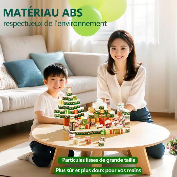 Blocchi da costruzione magnetici - 150 pezzi, set di costruzioni per bambini, blocchi magnetici da 2 cm, regalo per bambini e bambine dai 3 anni in su