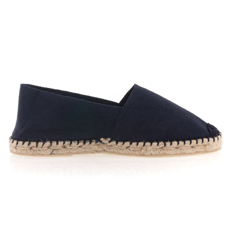 Blaue Damen-Espadrilles mit Seilsohlen