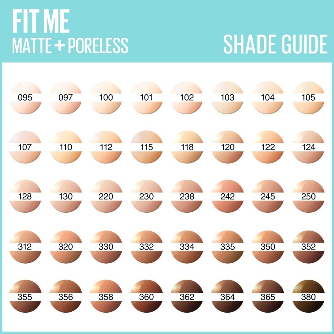 Matný + bezpórový make-up Maybelline Fit Me – 30 ml