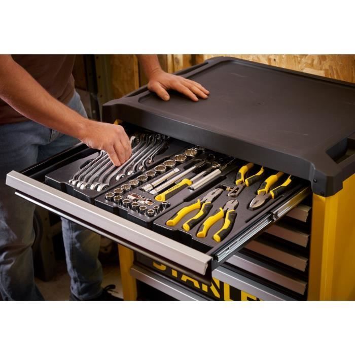 Gereedschapswagen met 7 laden - STANLEY - STST74306-1 - Maximaal draagvermogen 300 kg
