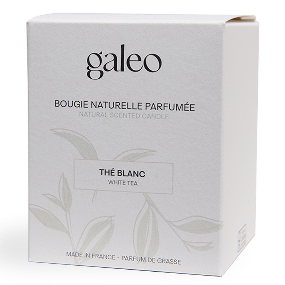 Galeo Bougie naturelle thé blanc