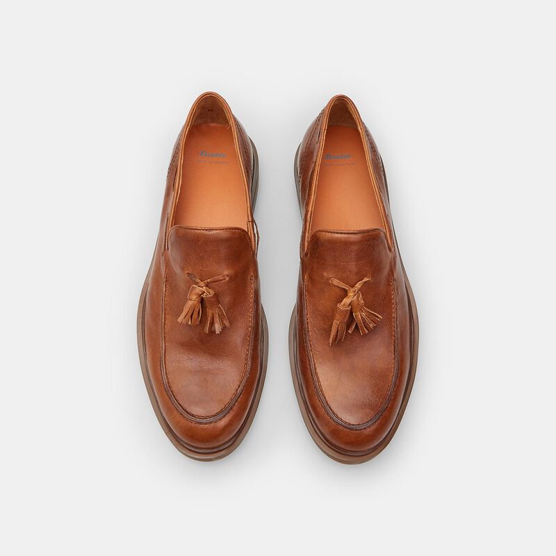 BATA Eleganckie skórzane mokasyny męskie