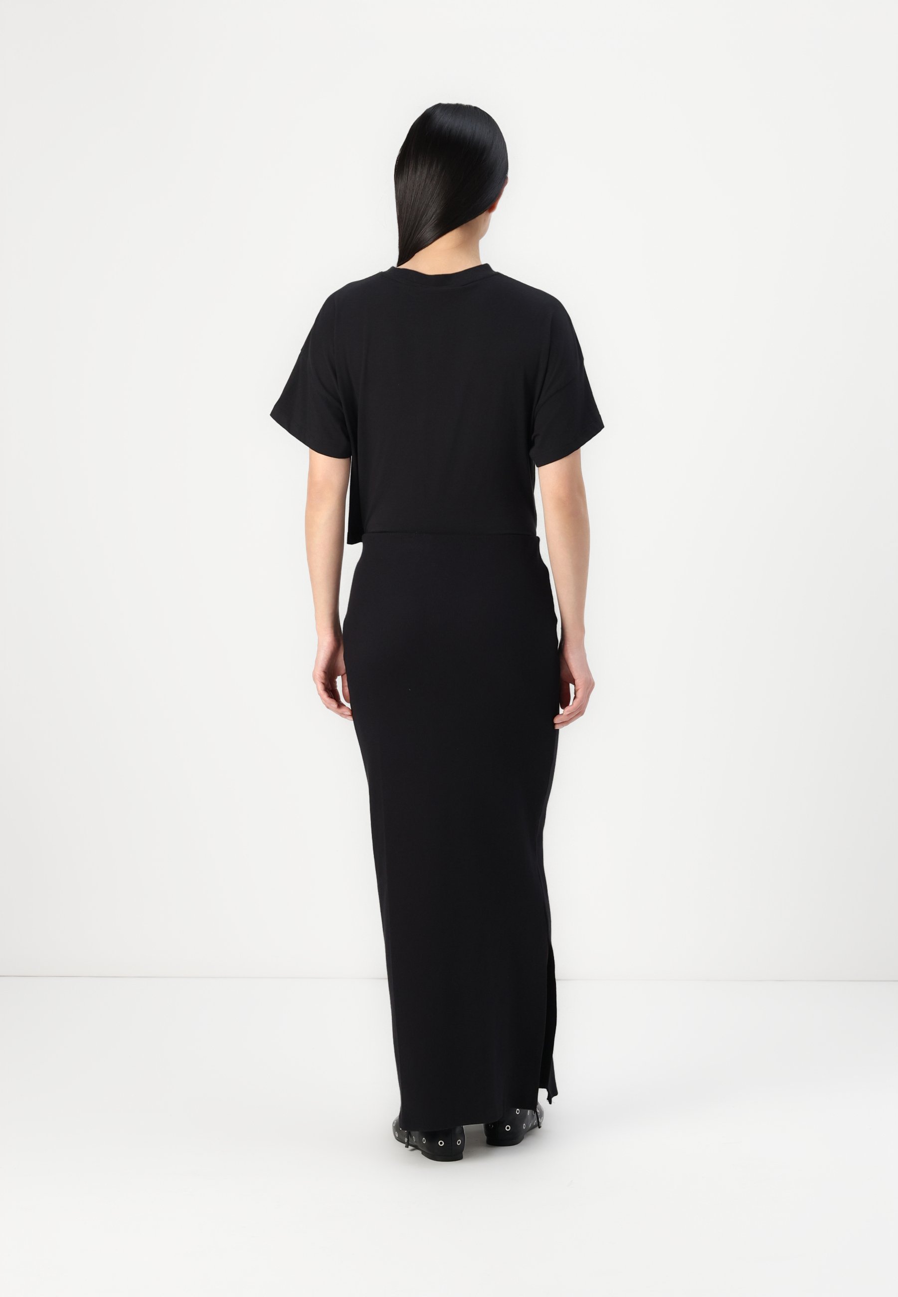 Noisy May NMMAYA NECK SKIRT - A-linjainen hame - black