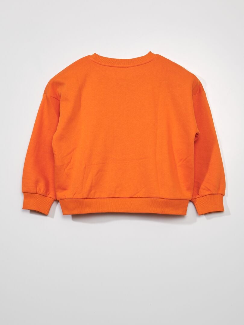 'Halloween' fleece sweatshirt - Oranje