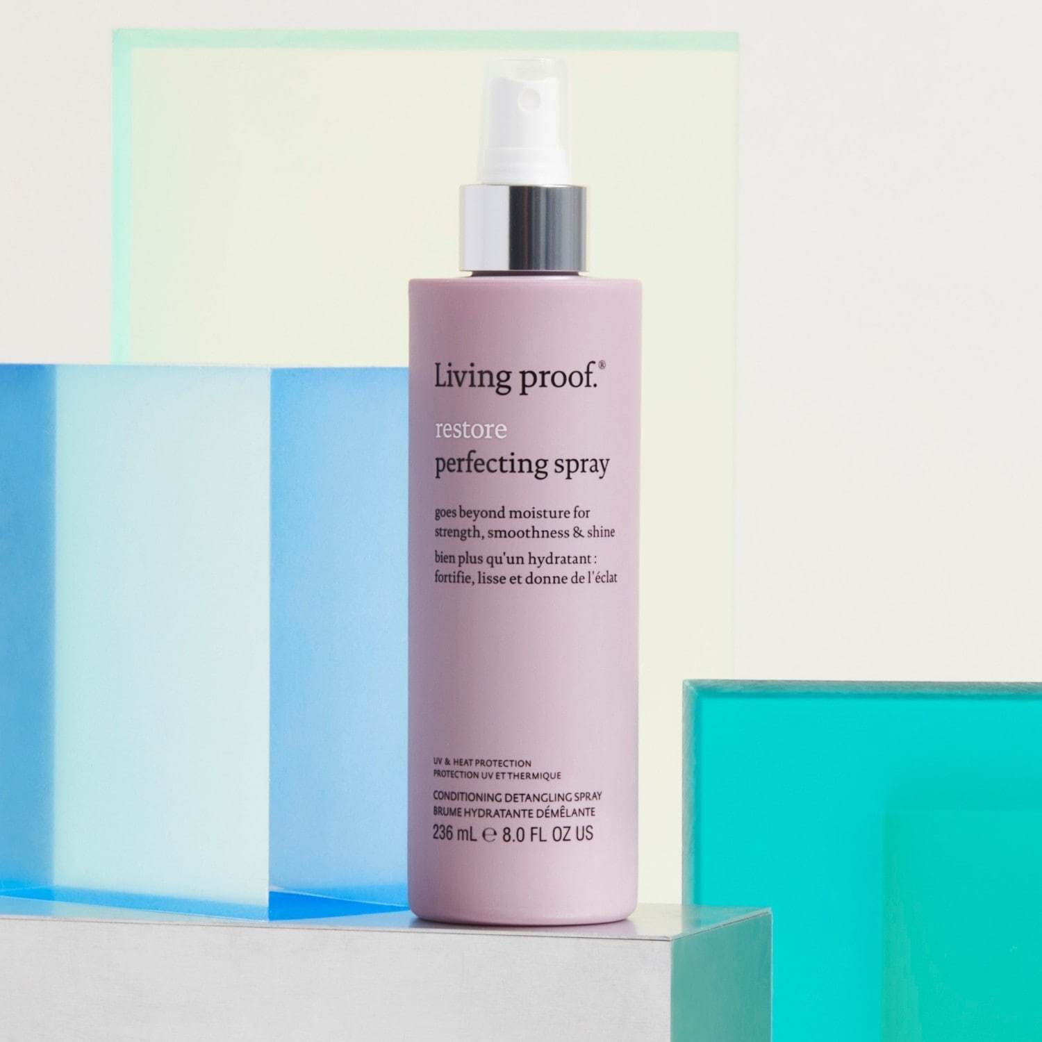 „Living Proof“ plaukų lakas atkuriamasis ir tobulinantis purškiklis – 50 ml