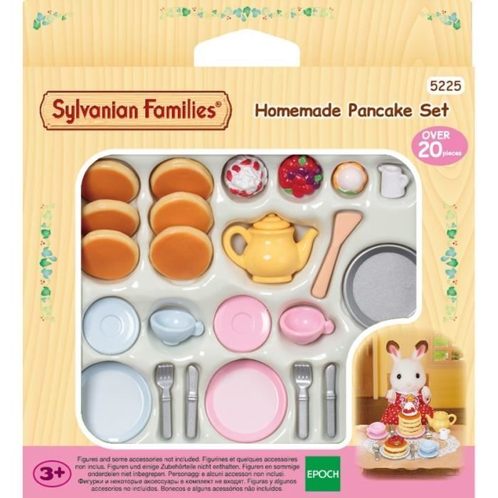 Set per snack a base di pancake - Sylvanian Families - Età 3+ - Accessori da cucina per bambini