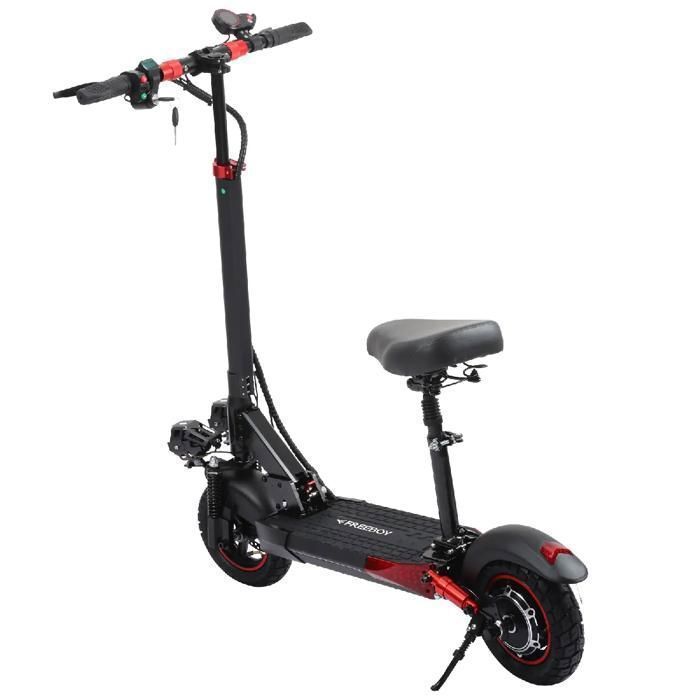 Freeboy J01 Trottinette Électrique Adults Moteur 800w, Batterie 48v 15ah Autonomie 40-45 Km Vitesse 45 Km/H Pneus 10