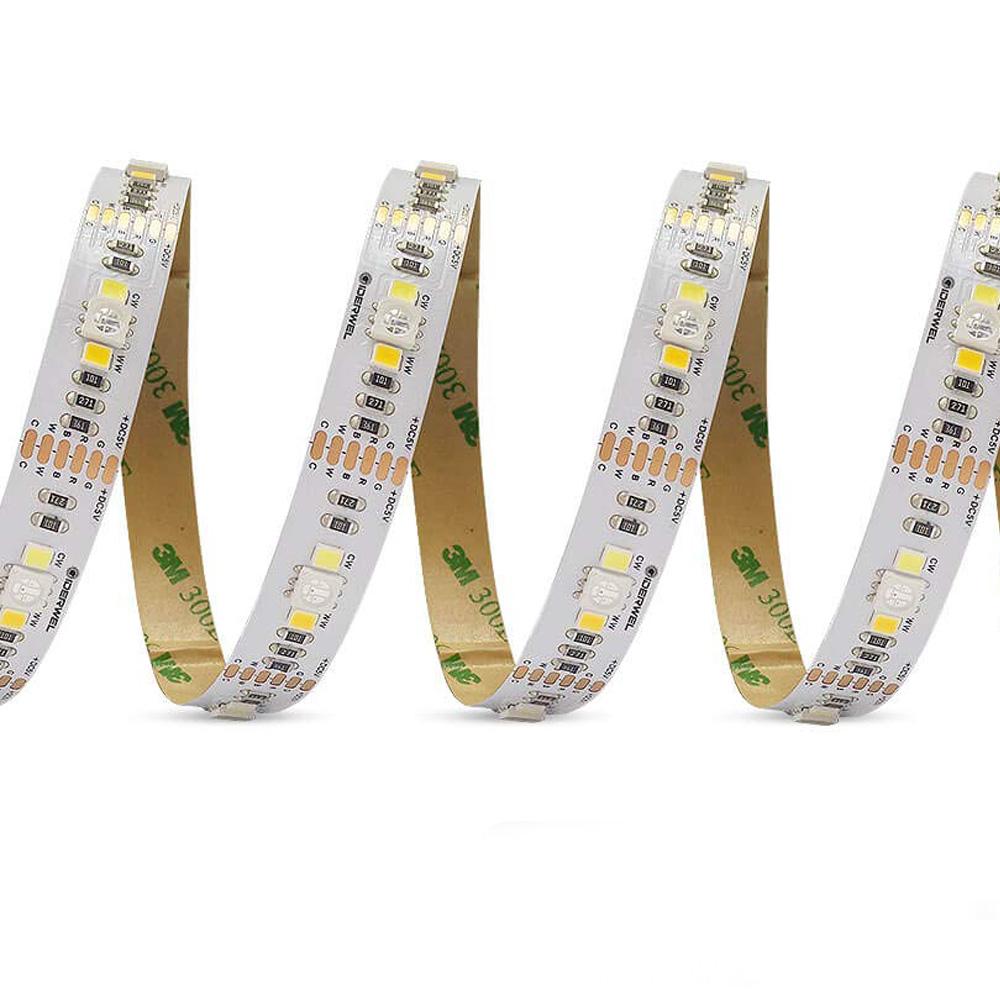 5M RGB+CCT 300 LED Strip Lys SMD 5050 2835 RGBW RGB CCT Fleksibel Vandtæt LED Stribe Reb Tape Dekorativ Lys DC 12V