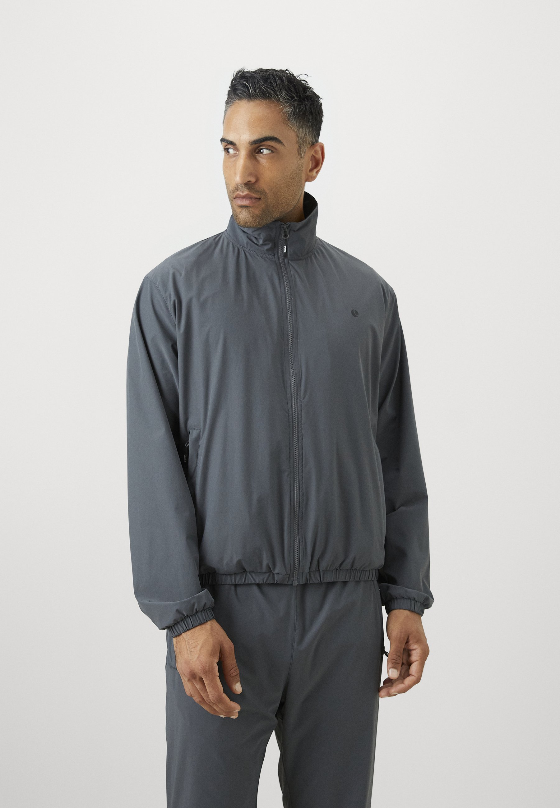 Björn Borg ACE TRACK JACKET - Giacca da allenamento - asfalto