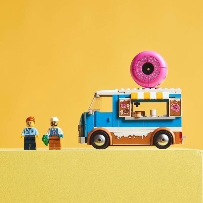 LEGO City 60452 Donut Food Truck - Building toy for boys aged 5 and up