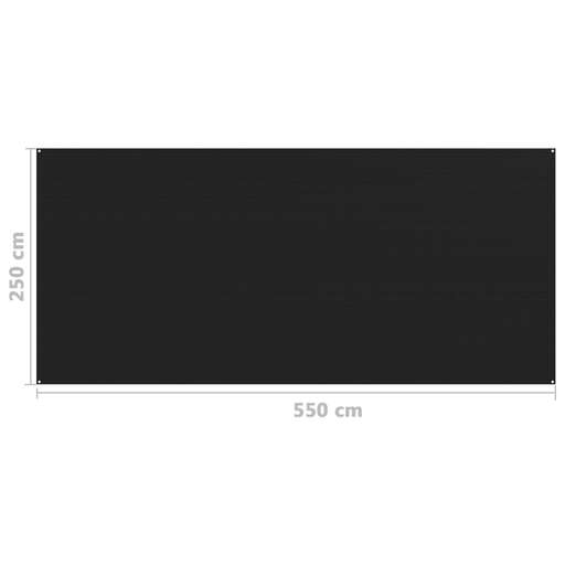  Tapete para tenda Vidaxl 250x550 cm