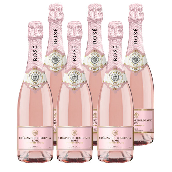 Crémant de Bordeaux Rosé AOC, 6 φιάλες στα 0,75 l