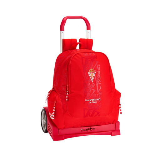 Sporting Gijón rugzak met Evolution trolley