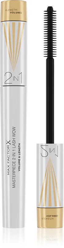 Max Factor Masterpiece Lash Wow 2-in-1 Wimperntusche für Volumen, Länge und Schwung
