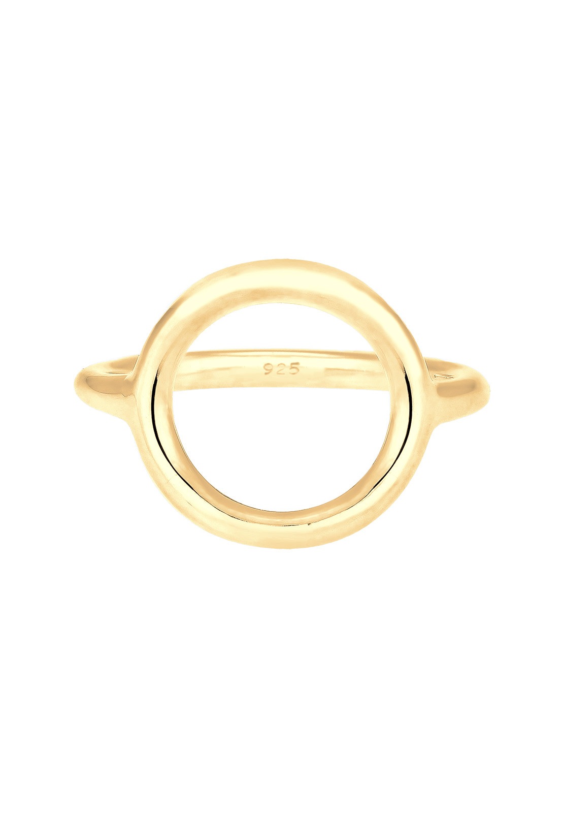 Elli Femmes Cercle Rond Géo Statement en Argent Sterling 925