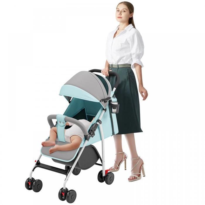 Passeggino KEDIA, da 0 a 3 anni (max. 30 kg), leggero, reclinabile fino a terra, compatto, con ampio cestino portaoggetti.
