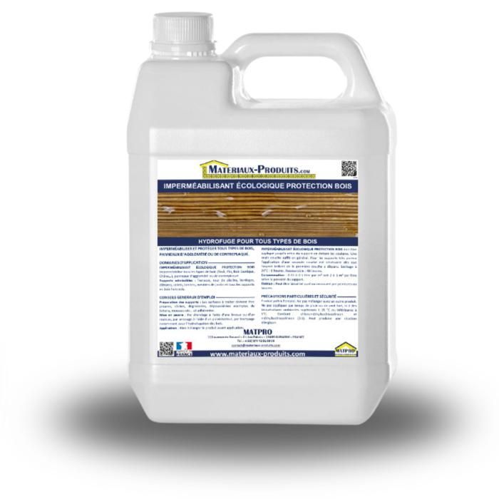 Imperméabilisant écologique protection bois Bidon de 0,5 L