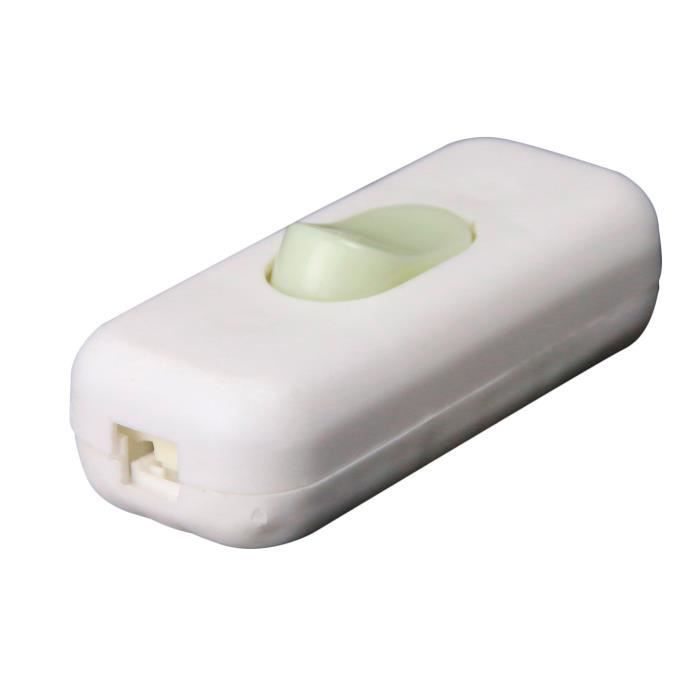 Interruptor unipolar luminiscente ZENITECH - Blanco