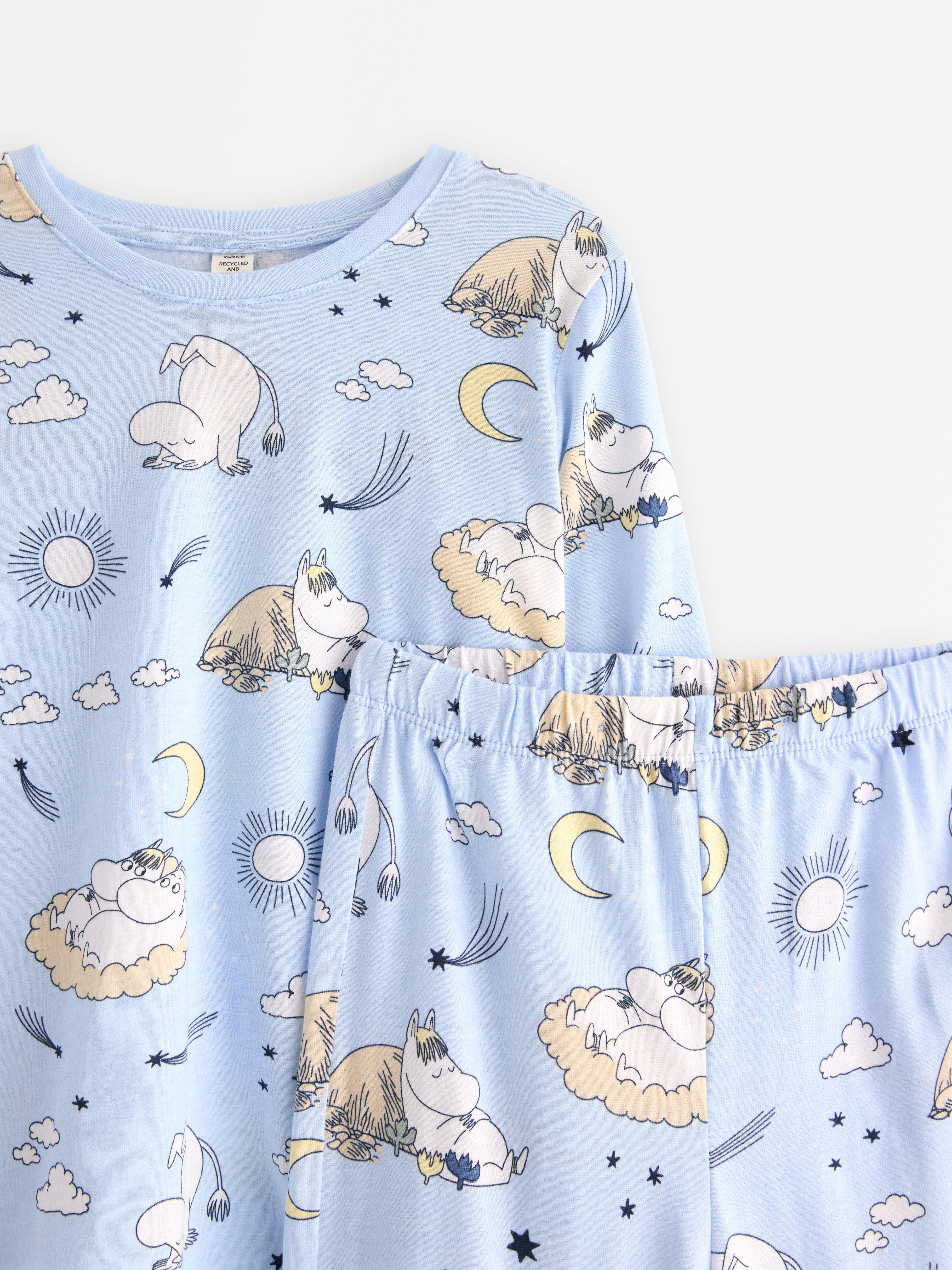 Pijama Moomin azul claro
