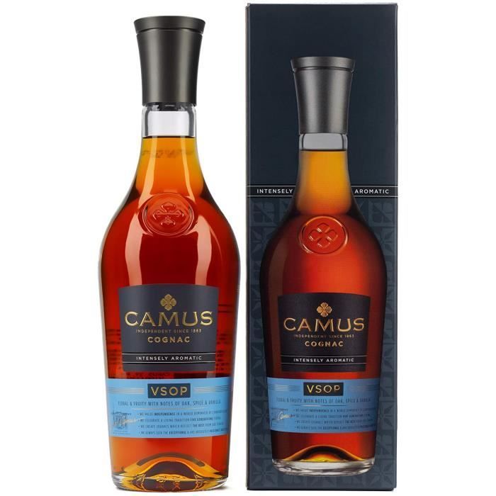 Camus Cognac VSOP - Intensely Aromatic - 70cl 40° - with Gift Box - Independent House Since 1863