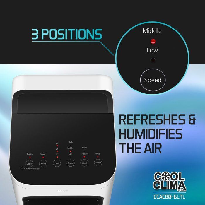 Luftkühler - COOL CLIMA - CCAC80-6LTL - 80 W