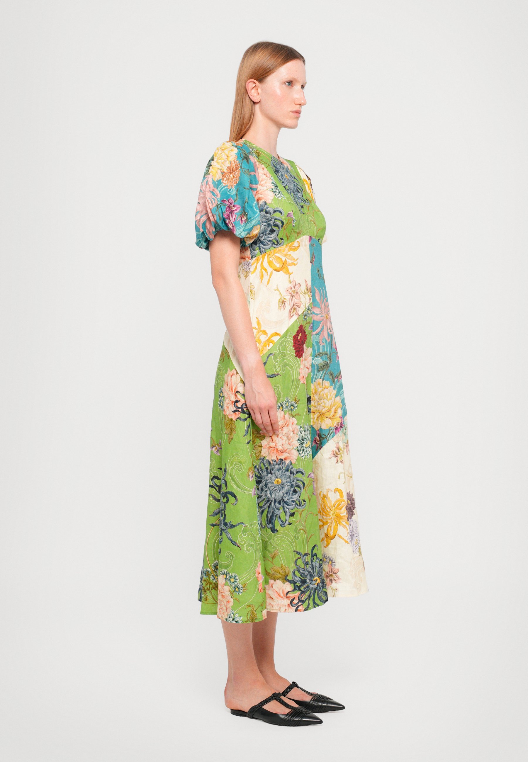 Alemais AVERY SPLICED MIDI DRESS - Sukienka dzienna - wielokolorowa