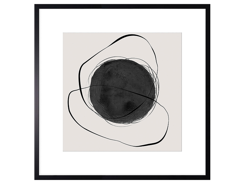 Obraz w ramie Chaotic Cirlce 73x73 cm