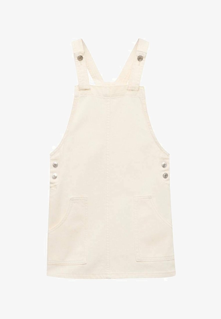 Mango Kids TEEN - Robe en jean - blanc cassé