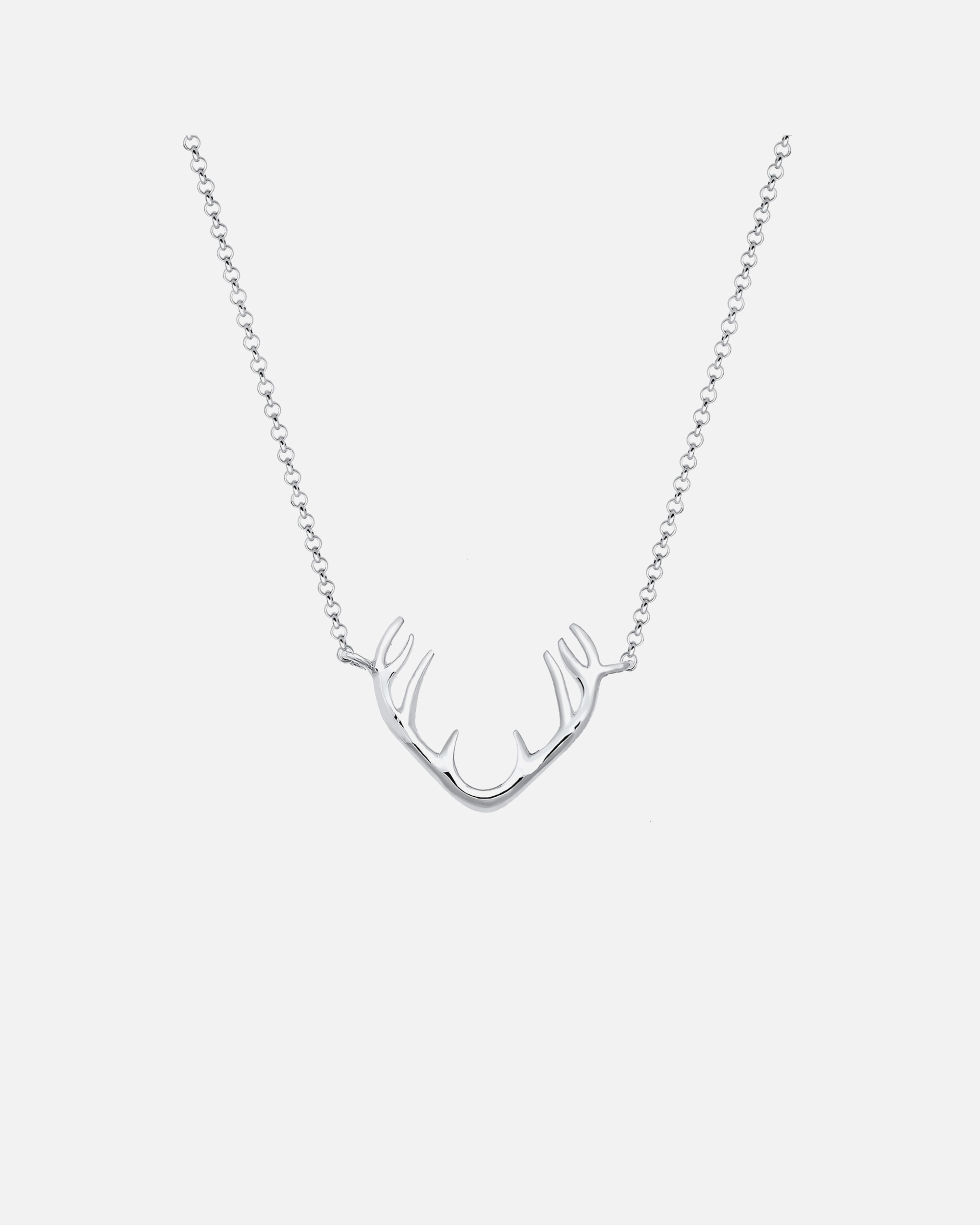 Elli Femmes Bois Renne Pendentif en Argent Sterling 925