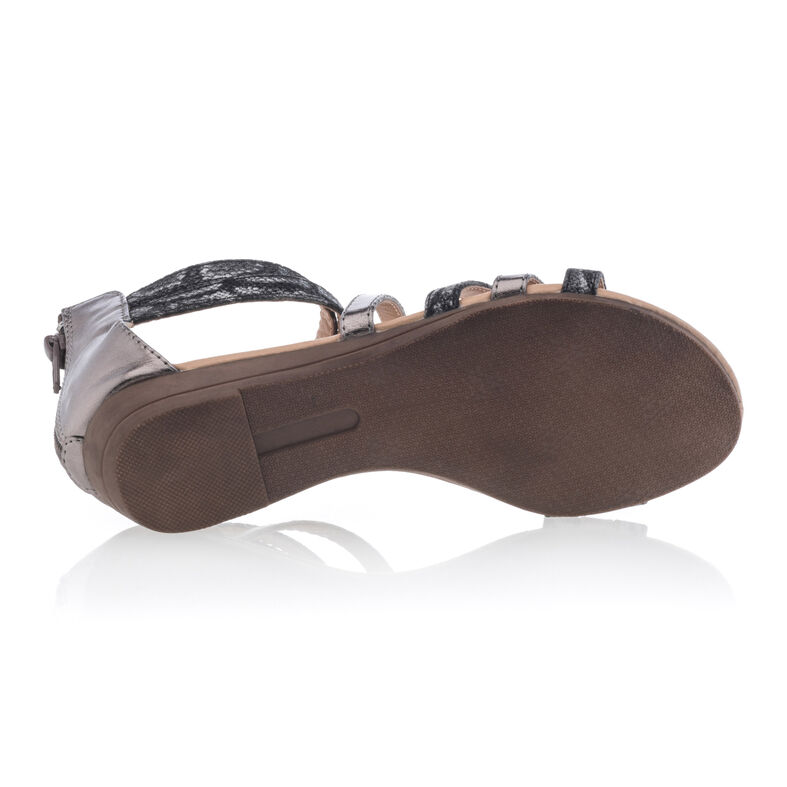  Sandali neri da bambina / Scarpe aperte in punta