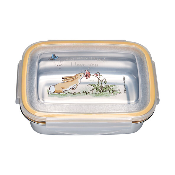 Set biberon și cutie de prânz pentru copii Love, 2 piese.